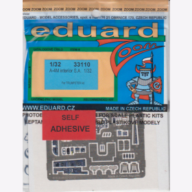 1:32 Eduard Ätzteile Detail Set Color Modellbau - 33110 A-4M interior S.A.