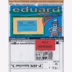 1:32 Eduard Ätzteile Detail Set Color Modellbau - 33090 P-40M interior S.A.