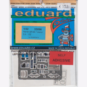 1:32 Eduard Ätzteile Detail Set Color Modellbau - 33096 Harrier GR.MK.7
