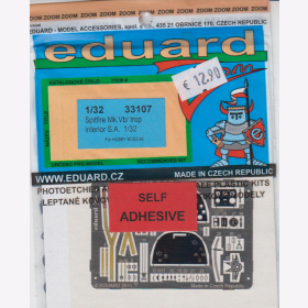 1:32 Eduard Ätzteile Detail Set Color Modellbau - 33107 Spitfire Mk. Vb trop