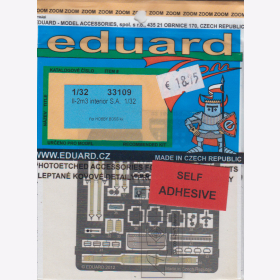1:32 Eduard Ätzteile Detail Set Color Modellbau - 33109 II-2m3 interior S.A.