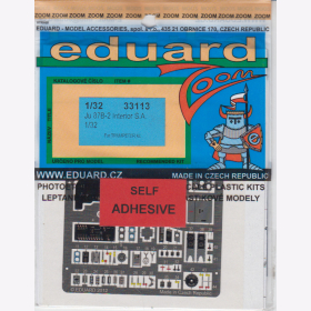1:32 Eduard Ätzteile Detail Set Color Modellbau - Ju 87B-2 interior S.A.