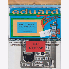 1:32 Eduard Ätzteile Detail Set Color Modellbau - 33145 Ju 87A interior S.A.