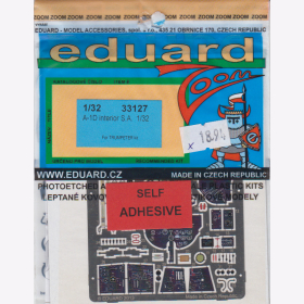1:32 Eduard Ätzteile Detail Set Color Modellbau - 33127 A-1D interior S.A.