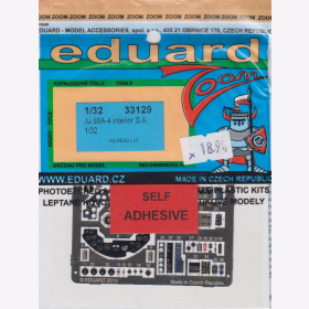 1:32 Eduard Ätzteile Detail Set Color Modellbau - 33129 Ju 88A-4 interior S.A.