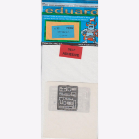 1:72 Eduard Ätzteile Detail Set Color Modellbau - 73992 Bf 110E S.A.