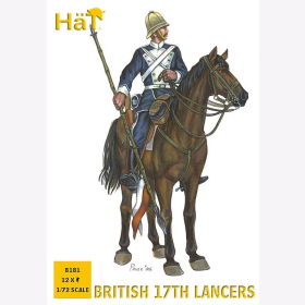 Britische Lanciere zu Pferd / British 17th Lancers 1:72 HäT 8181