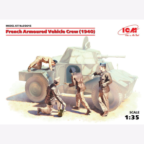 WWII Französische Panzerwagen Besatzung / French Tank Crew 1:35 ICM 35615