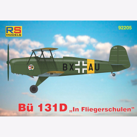 Bü 131D "In Fliegerschulen", M 1/72, RS Models 92205