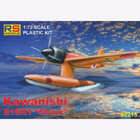 Kawanishi E15K1 "Shiun", M 1/72, RS Models 92215 Aufklärer Wasserflugzeug Japan