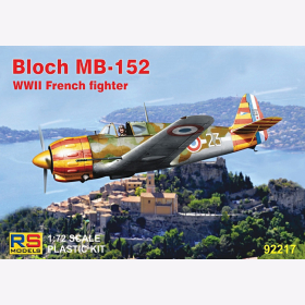 Bloch MB-152 WWII French Fighter, M 1/72 RS Models 92217 - 2. WK Jäger Frankreich