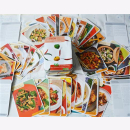 Rezeptbox Wok Metalbox Aufbewahrungsdose 50 Rezeptkarten...