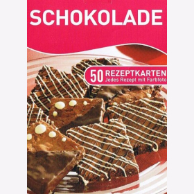 Kopie von Rezeptbox Schokolade. Für Kenner & Geniesser Kochbuch Rezepte