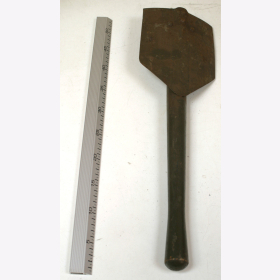 Originaler US Army Klappspaten mit Holzstiel Zweiter Weltkrieg 2. WK Rarität
