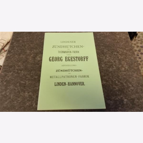 Lindener Zündhütchen und Thonwaaren Fabrik Abtl. Zündhütchen und Metallpatronenfabrik