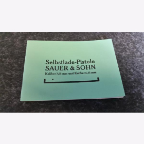 Selbstlade-Pistole Sauer & Sohn, Kal. 6,35 mm u. 7,65 mm