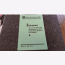 Instruktion über die Einrichtung u. Verwendung der...