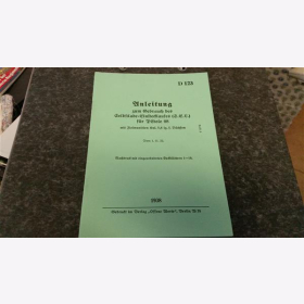 Anleitung zum Gebrauch des Selbstlade-Einstecklauf S.E.L. für Pistole 08