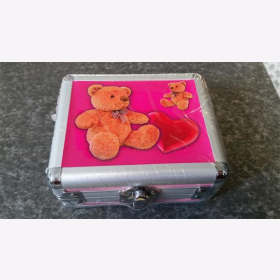 Alubox Teddybär für Valentinstag Allzweckbox Koffer