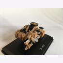 BMW B-R75 1941 Africa Korps Rommel Motorrad Gespann Cararama Modell 1:43 Wehrmacht