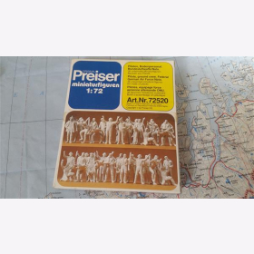 Preiser 72520 Piloten Bodenpersonal Bundesluftwaffe/ Nato 1:72 Modellbausatz unbemalt