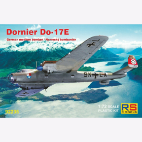 Rs Models 92235 1/72 Dornier Do-17E German medium Bomber Modellbau Flugzeug