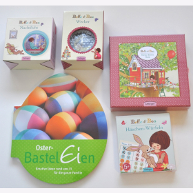Belle Boo Ostern Ei Buch Geschenkset Wecker Nachtlicht Magnet Würfel Spiel