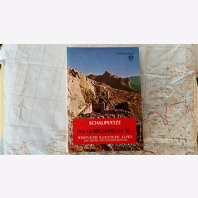 Schauplätze des Gebirgskrieges IIIa. Westliche Karnische Alpen von Sexten bis zum Plöckenpass. Walther Schaumann