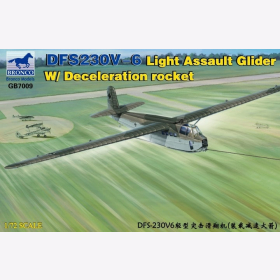 Bronco GB7009 DFS230V-6 Light Assault Glider W/ Deceleration rocket 1:72 Lastensegler Luftwaffe Fallschirmjäger