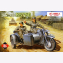 Zündapp KS750 w/Sidecar Asuka Model 24-004 1:24...
