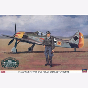 Focke-Wulf FW190 A-5/ U7 ´Graf Special´ mit Figur Hasegawa 08241 1:32 Limited Edition