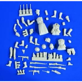 Figure Conversion Set Afrika Korps Verlinden 2187 1:35 Wehrmacht DAK WWII Umbauset