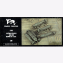 Luftwaffe WWII 1000kg Bombs & Sleds Verlinden 1114...