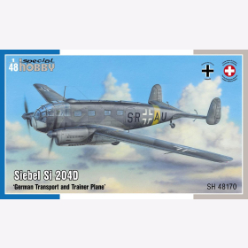 Siebel Si 204D ´German Transport and Trainer Plane´Special Hobby 48170 1:48