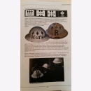 Cotton Helmets of the Home Front Markierungen Stahlhelm...