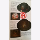 Cotton Helmets of the Home Front Markierungen Stahlhelm Tommy British WW2