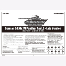German Sd.Kfz.171 Panther Ausf.G- Late Version Trumpeter 00929 1:16