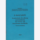 NVA DDR Anleitung A 043/1/021 Kampftechnik, Bewaffnung...