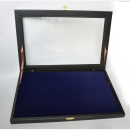 Edel Sammel Vitrine Echtholz Samteinlage Waffen Orden...