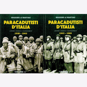 Massimo Italien Fallschirmjäger Uniformen Abzeichen 1938-1943 2 Bände 3600 Abb.