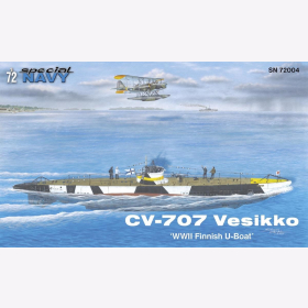 CV-707 Vesikko "WWII Finnish U-Boat" Special Navy 72004 1:72