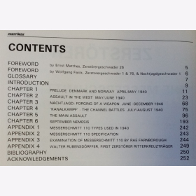 Vasco Cornwell Zerstörer Die Messerschmitt 110 und ihre Einheiten 1940