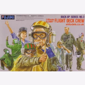 U.S. Navy Flight Deck Crew Fujimi 35003 Back-Up Series No. 3 1:48 Modelkit