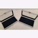 2x Vitrine Alu Sammlervitrine Aufhänger Orden...