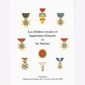 Kaiserlich Frankreich Orden an Schweizer Ritterorden Militärverdienstkreuz