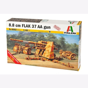 8.8 cm FLAK 37 AA gun Italeri 6602 1:48 mit Decals Modellbau Militär Flugabwehrkanone