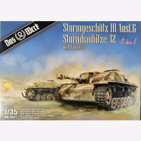 Sturmgeschütz III Ausf.G Sturmhaubitze 42 Das Werk DW 35021 1:35