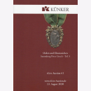 Künker Auktionskatalog Orden und Ehrenzeichen...