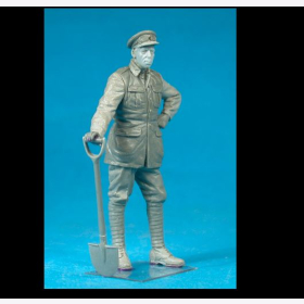 CSM-F35003 British Armoured Car Division Crewman with Shovel Modellbau Figur 1/35