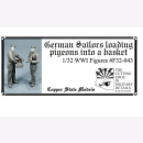 CSM-F32043 German Sailors with Pigeons Modellbau Figur 1/32